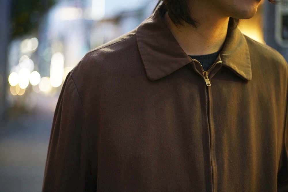 PACIFIC TRAIL] Vintage Rayon Gabardine Drizzler Jacket [1950s