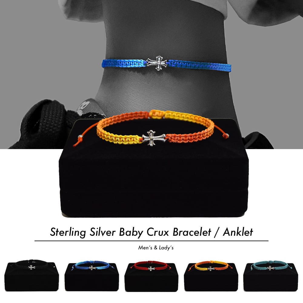 【 24時間つけっぱなしOK!】Sterling Silver Baby Crux Bracelet / Anklet 各色【品番 23S2002】