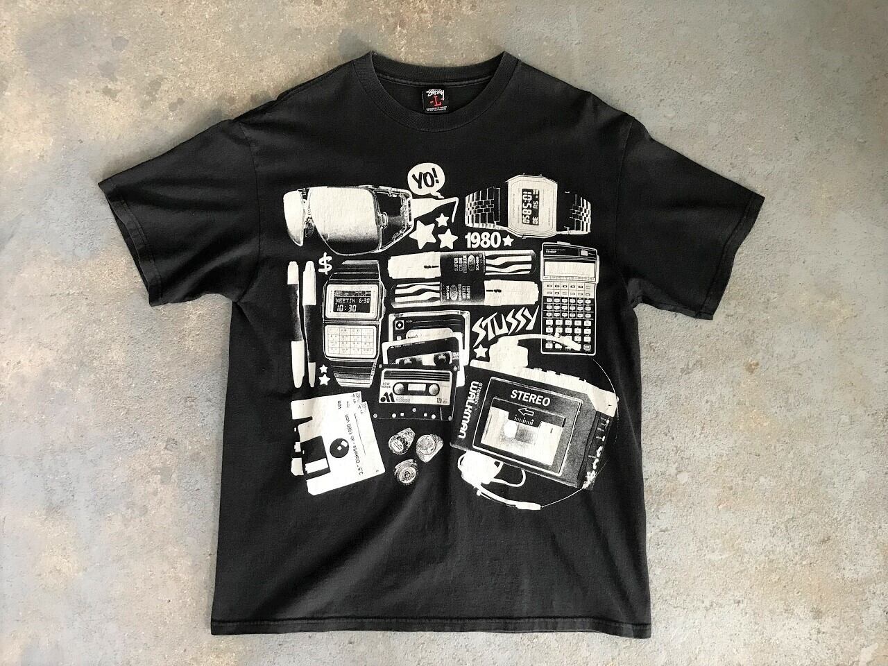 2000s Stussy "1980" graphic T-shirt