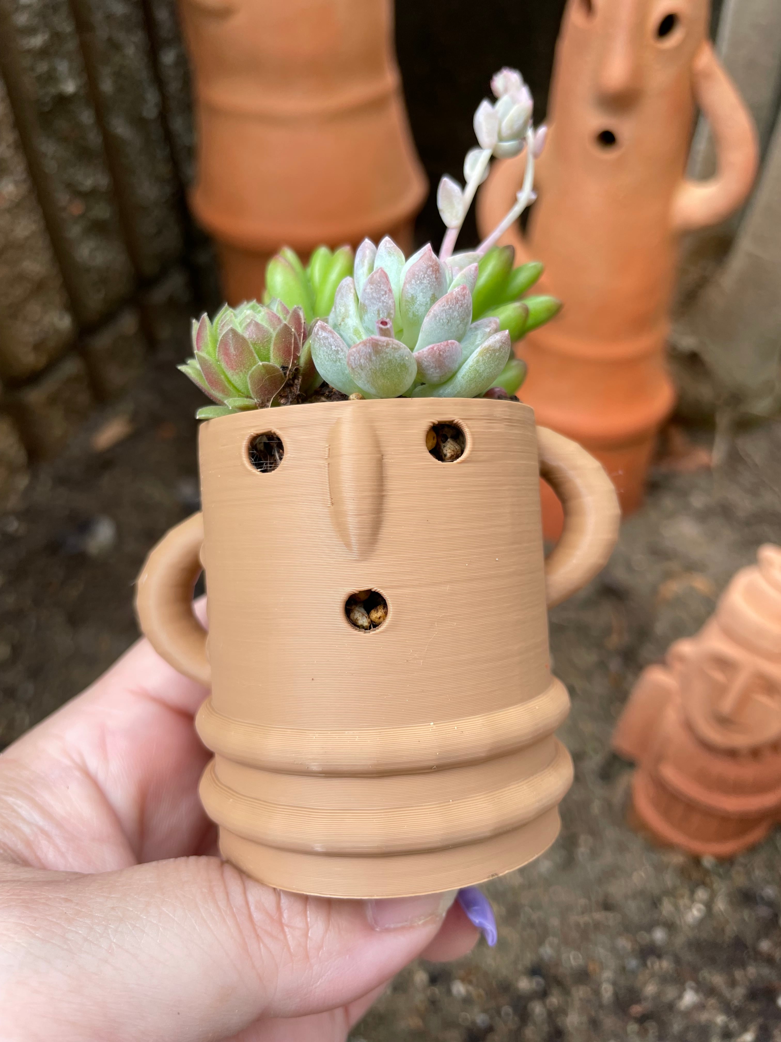 はにわ鉢(寄せ植えに！)全6カラー | 古墳フェスはにコット