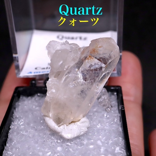 クォーツ サムネイルケース入り 水晶  QZ255     鉱物　天然石　原石　パワーストーン