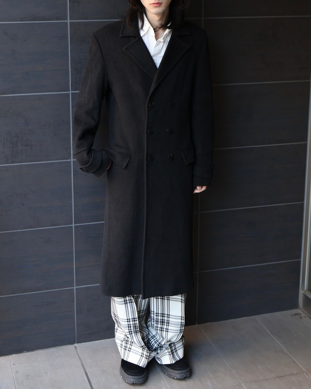 double breasted 6b long coat