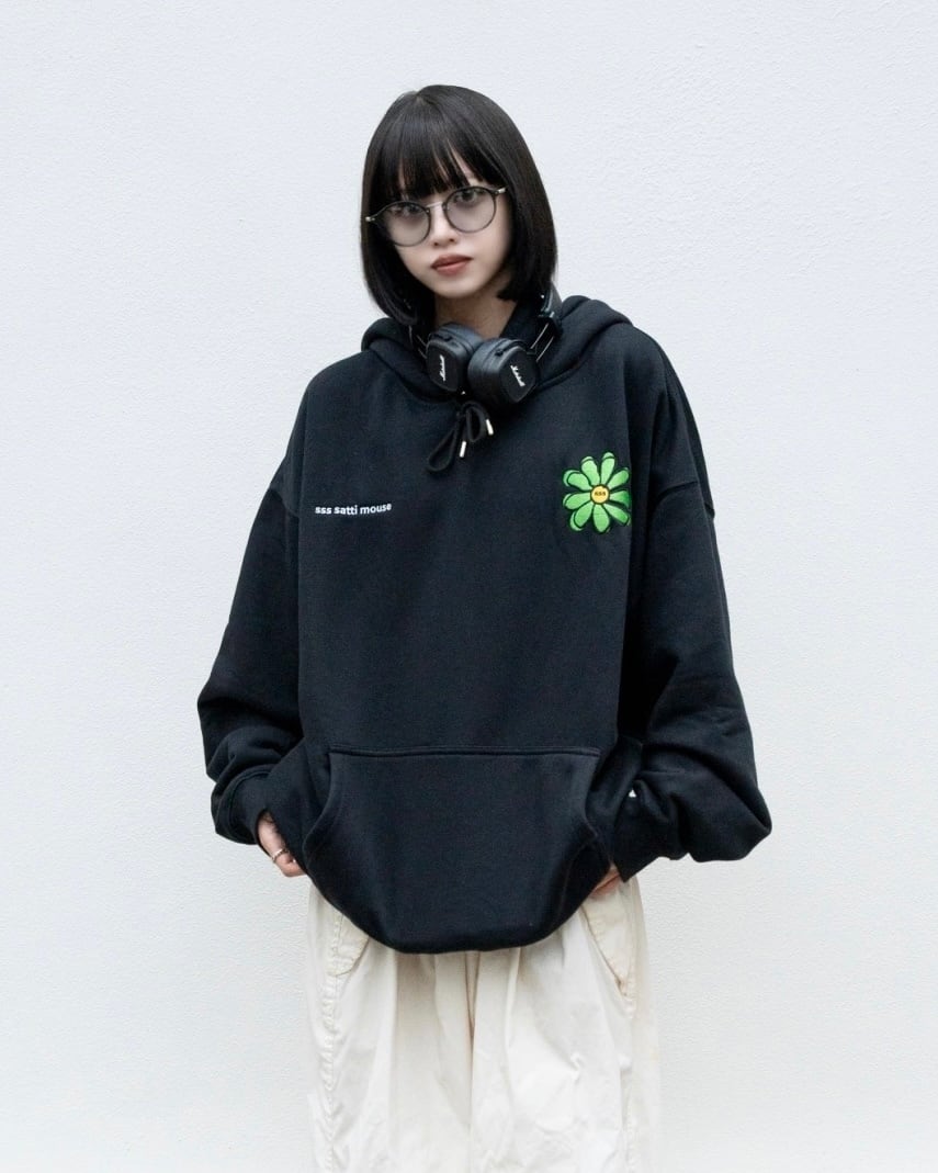 flower logo parker/black | ssssattimous flower logo parker/black | ssssattimous