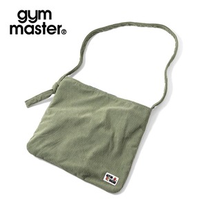 gym master ジムマスター コーデュロイ トートショルダーバッグ｜A4対応 大容量 巾着 2WAY カラフル配色 G621739 モスグリーン