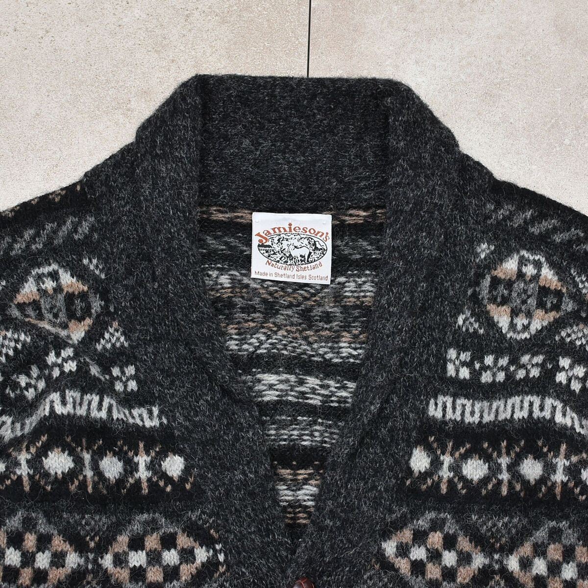 Jamieson's cardigan Made in scotland | 古着屋 grin days memory