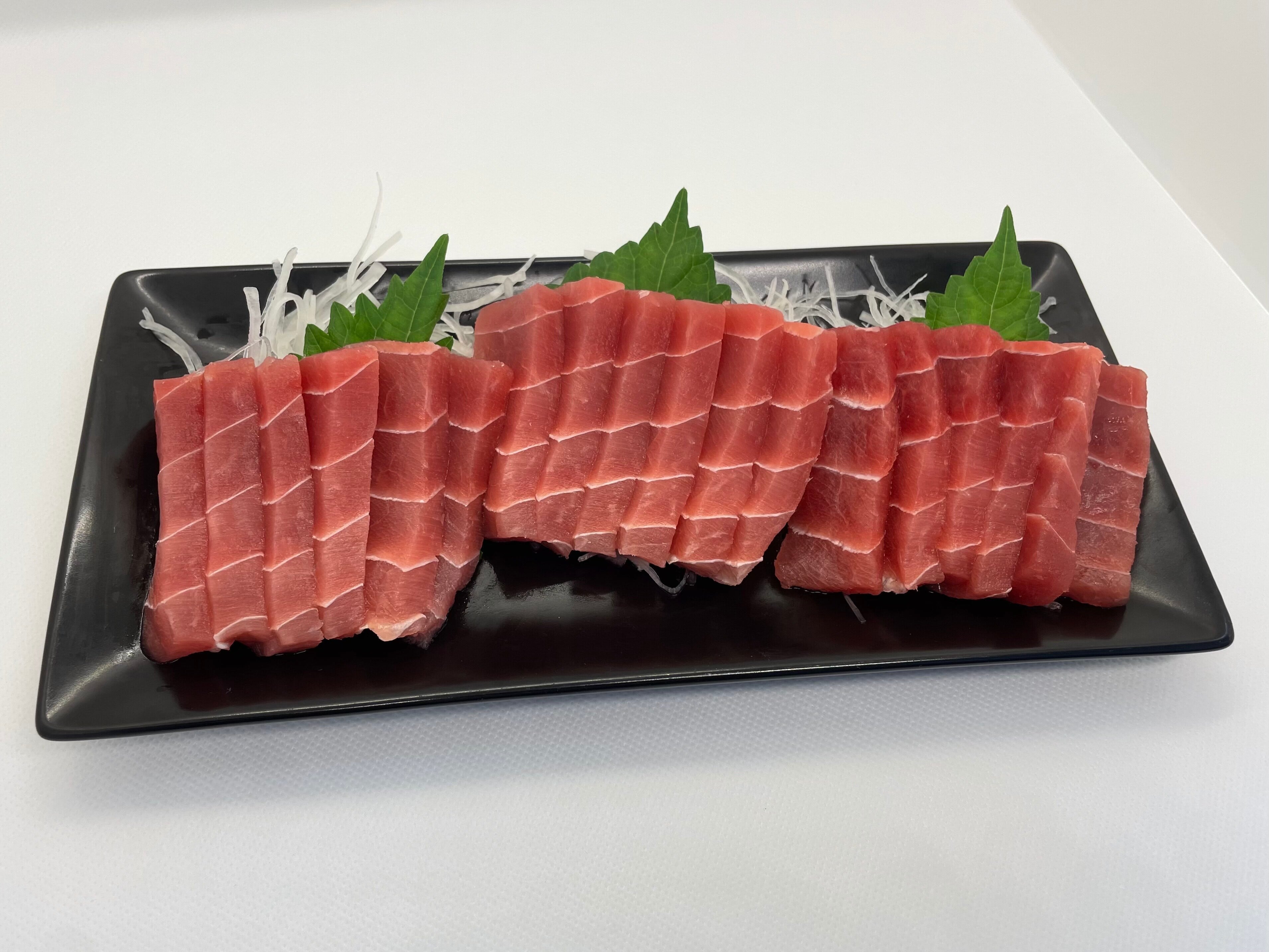 まぐろ専門店の天然まぐろサク バチ赤身500g（冷凍品） | shoei-maguro