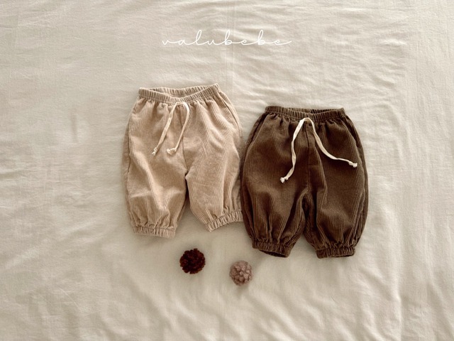 [valubebe] corduroy jogger pants