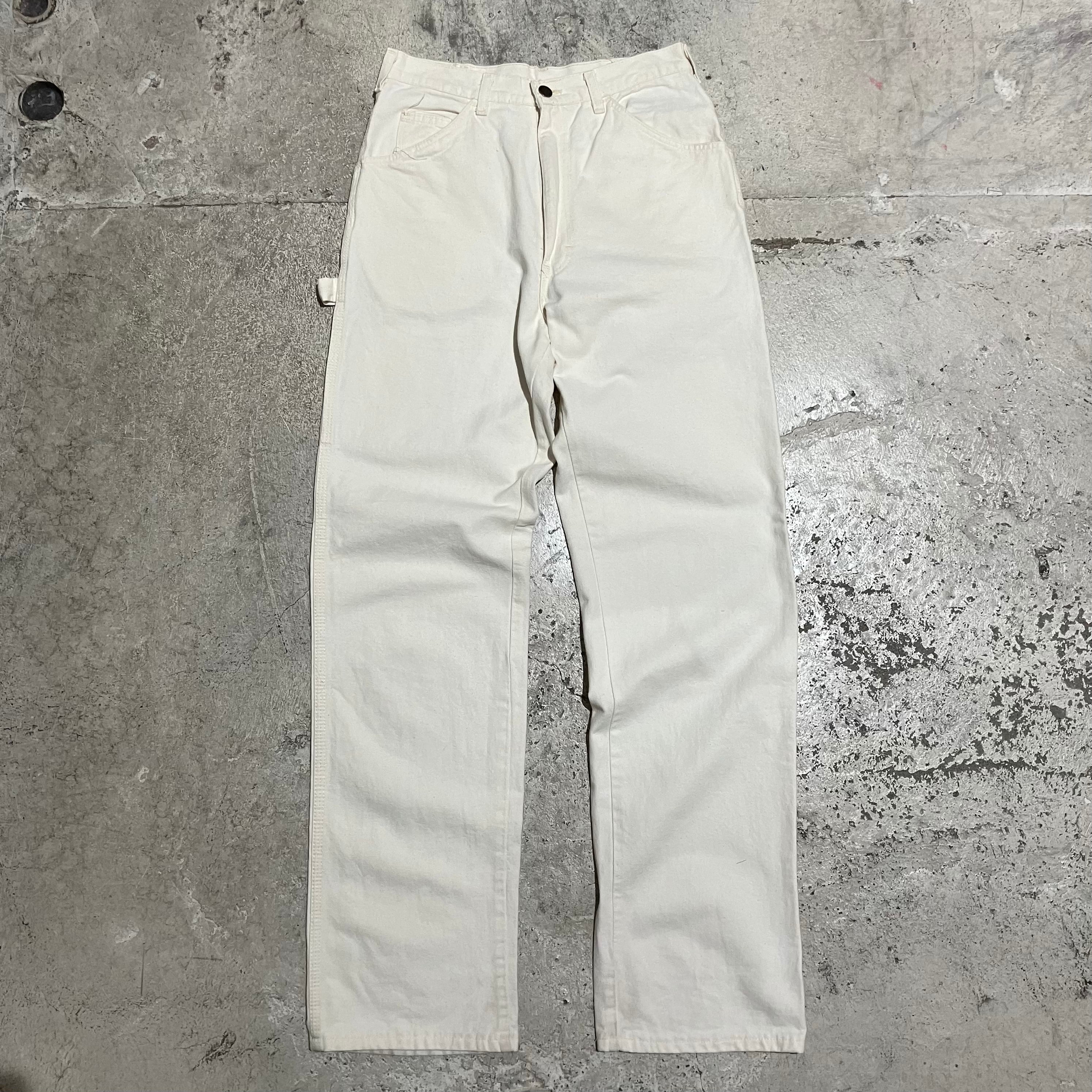 DICKIES ペンキ グランジ ホワイト ペインターパンツ W34