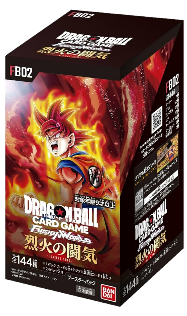 ドラゴンボールカードゲーム 覚醒の鼓動 烈火の闘気 3個セット 3個 ドラゴンボール フュージョンワールド BOX 烈火の闘気 覚醒の鼓動