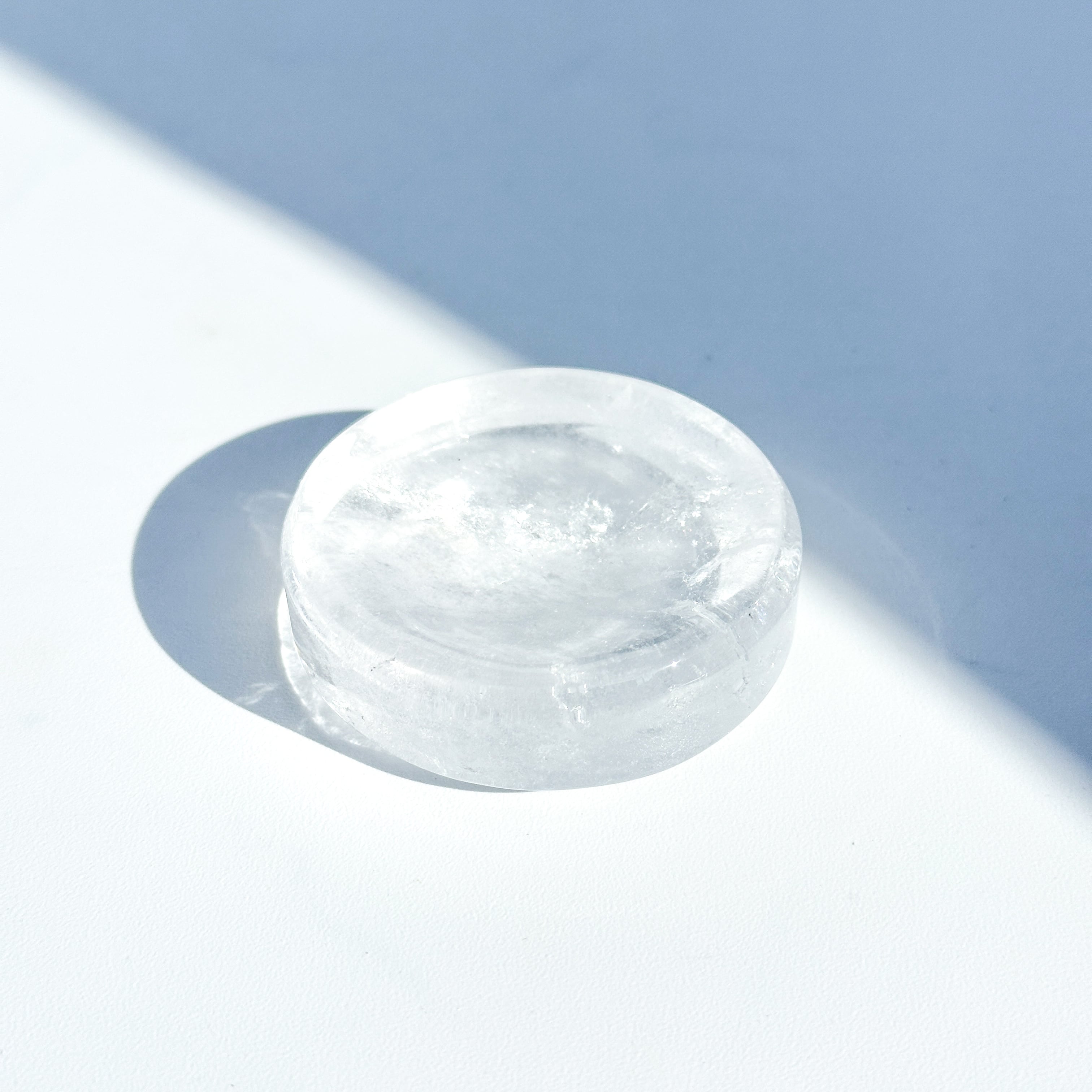 クリアクォーツ 丸型のうつわ 23◇ Clear Quartz ◇天然石・鉱物