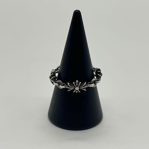 クロムハーツ CHROME HEARTS タイニーE CHプラスリング 14号 RINKAN鑑定カード付