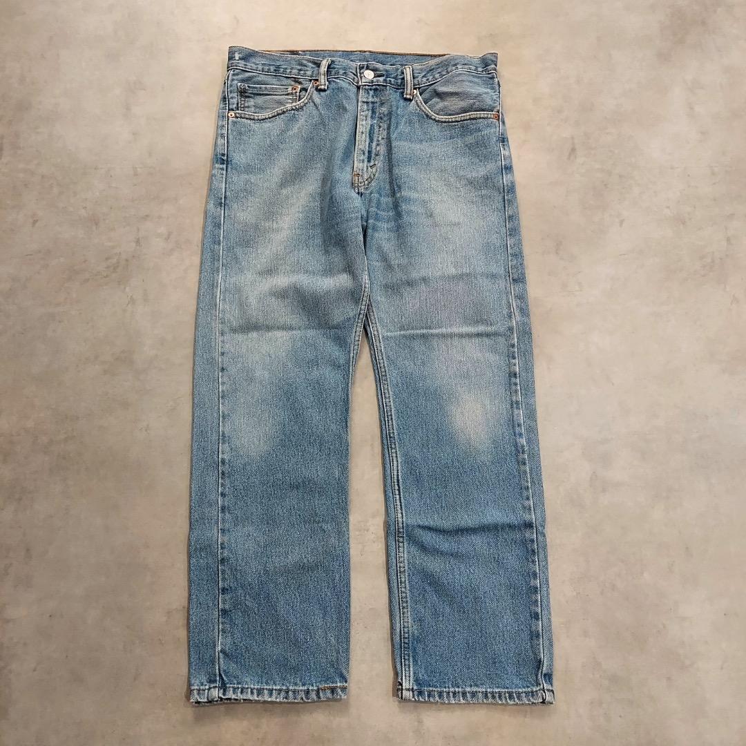 リーバイス505 Levis W34 ブルーデニム 青 ヒゲ 古着 17205