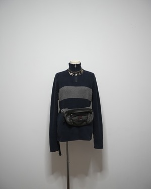 90s polo jeans half zip sweater