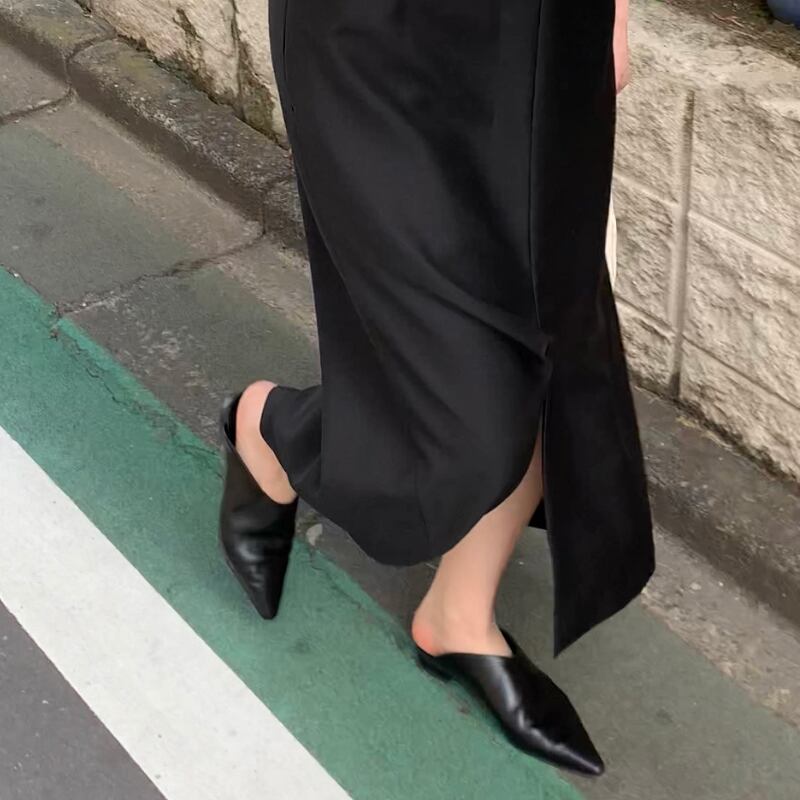 Pointed Toe Mule W00006