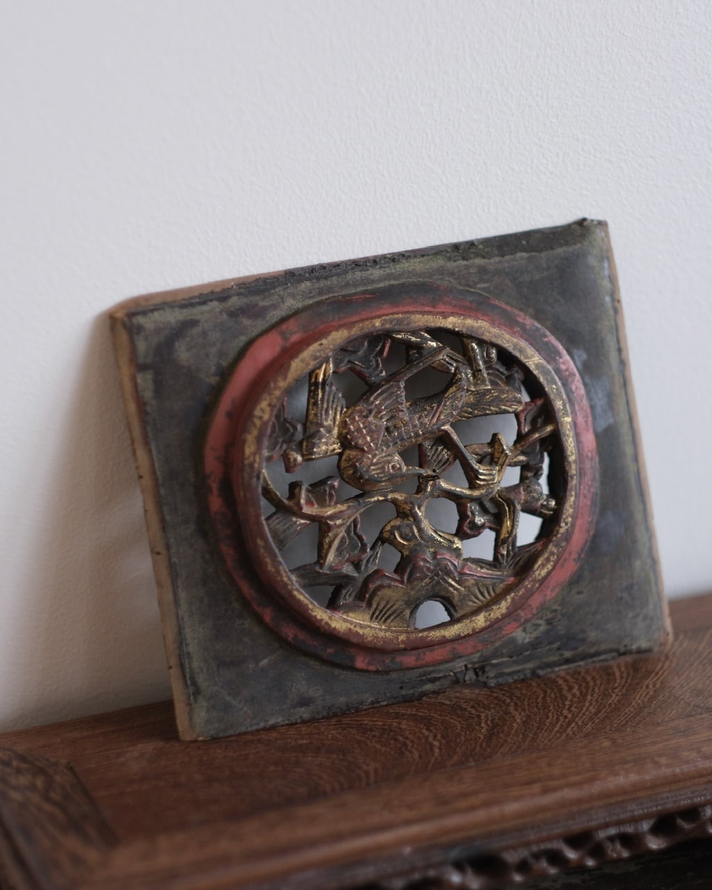 透かし彫り銅製壁掛け装飾品 建具⑧透かし彫り(清代末期〜民国) | 茶樓雨香