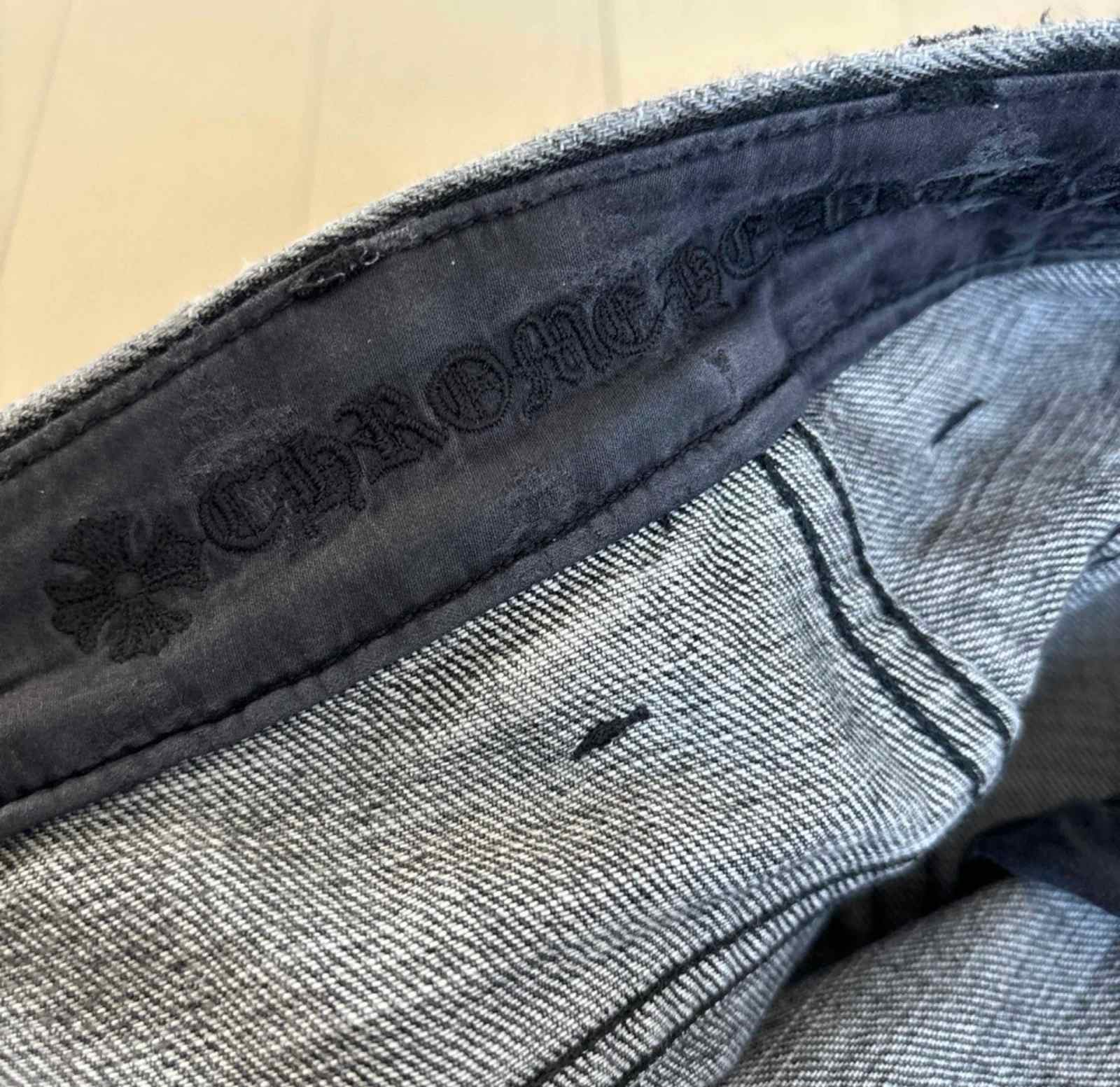 CHROME HEARTS クロムハーツ クロスパッチ デニムパンツ ジーパン