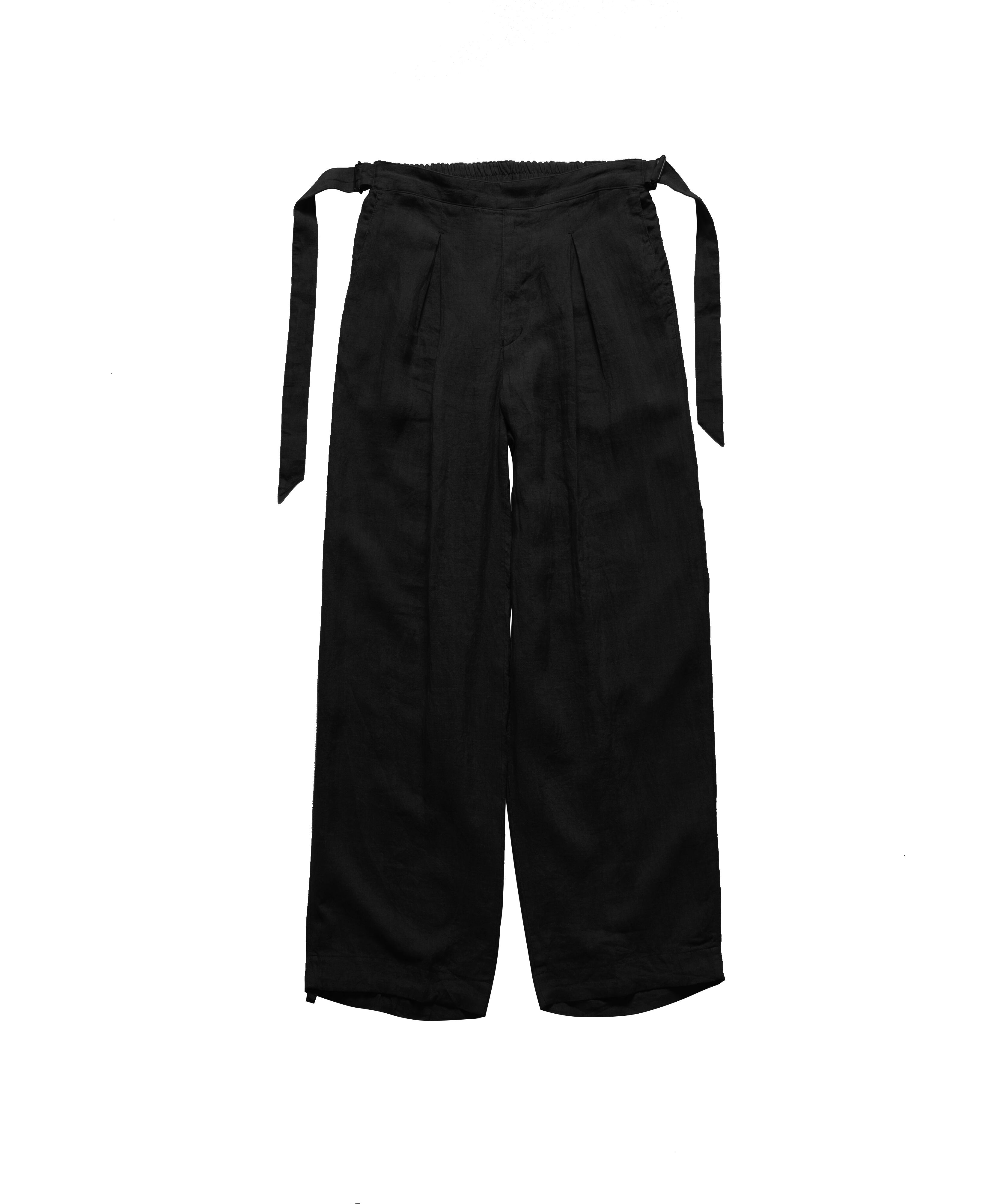 【サイズ:38】リネンミリタリーパンツ Vent d'ouest par Le minor ミリタリーモールスキンカーゴパンツ