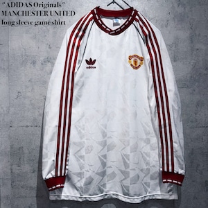 "ADIDAS Originals"MANCHESTER UNITED long sleeve game shirt