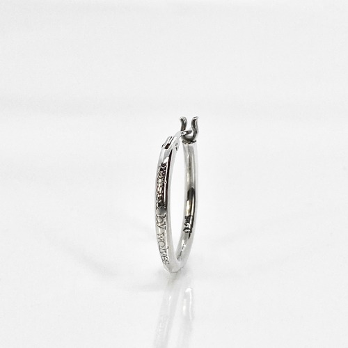 THIN HOOP raised by wolves [LARGE] / シンフープピアス レイズド バイ ウルヴス L