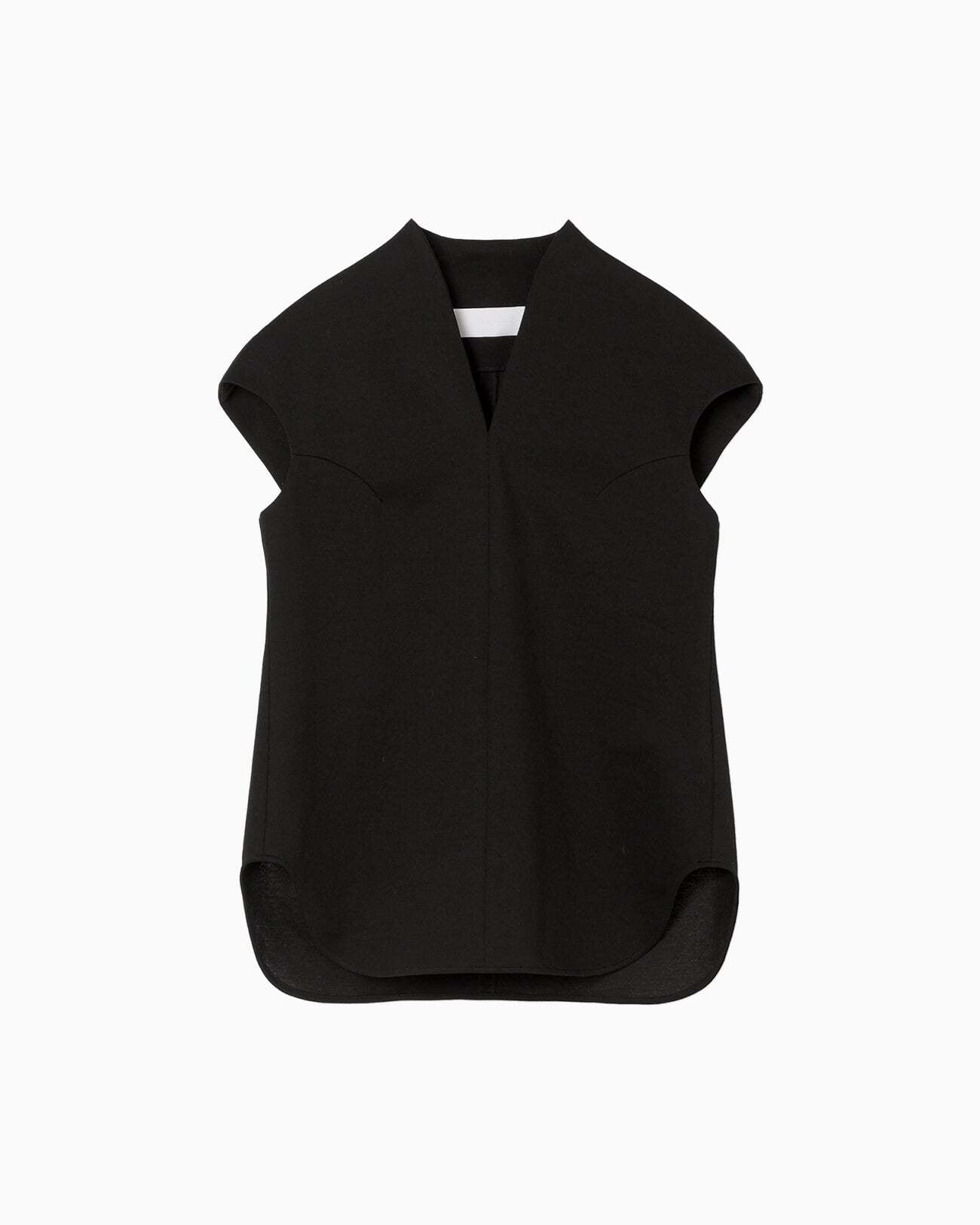 Mame Kurogouchi】Cotton Jersey French Sleeve Top MM24FW Mame Kurogouchi】Cotton Jersey French Sleeve Top MM24FW