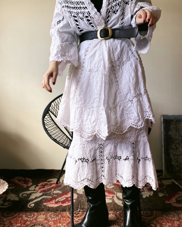 70s Cotton Lace Jacket