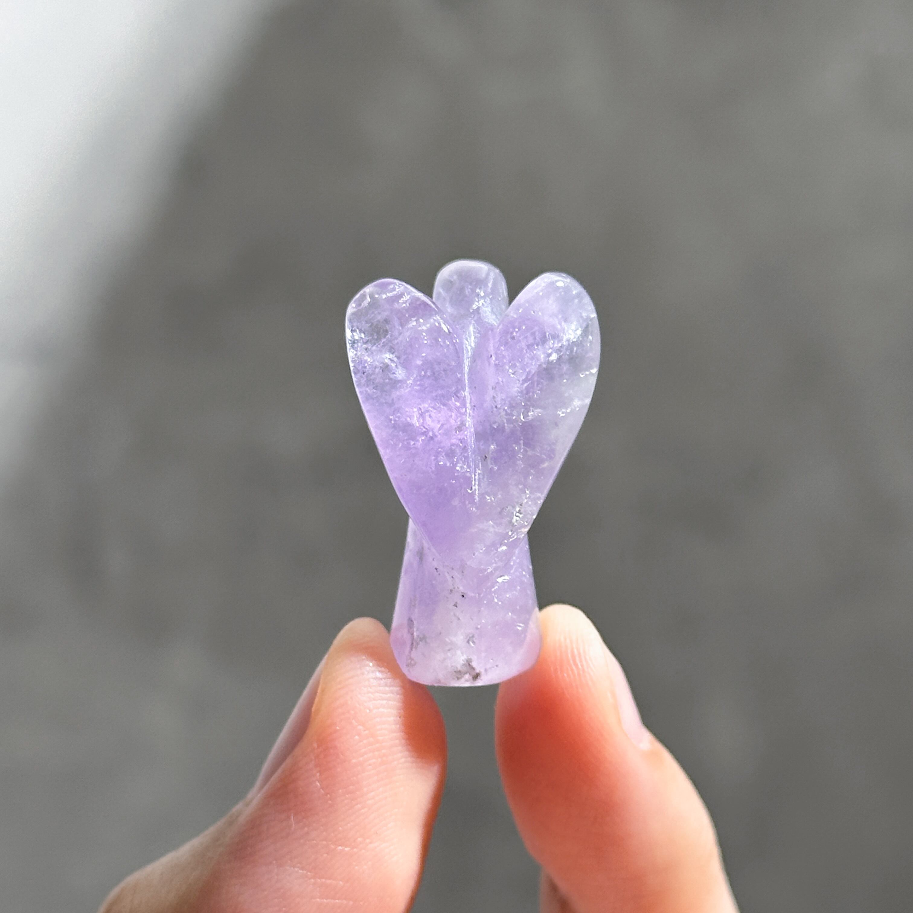高品質 アメジスト天使♡♡No.2610 アメジストミニミニエンジェル31◇Amethyst Angel ◇天然石・鉱物