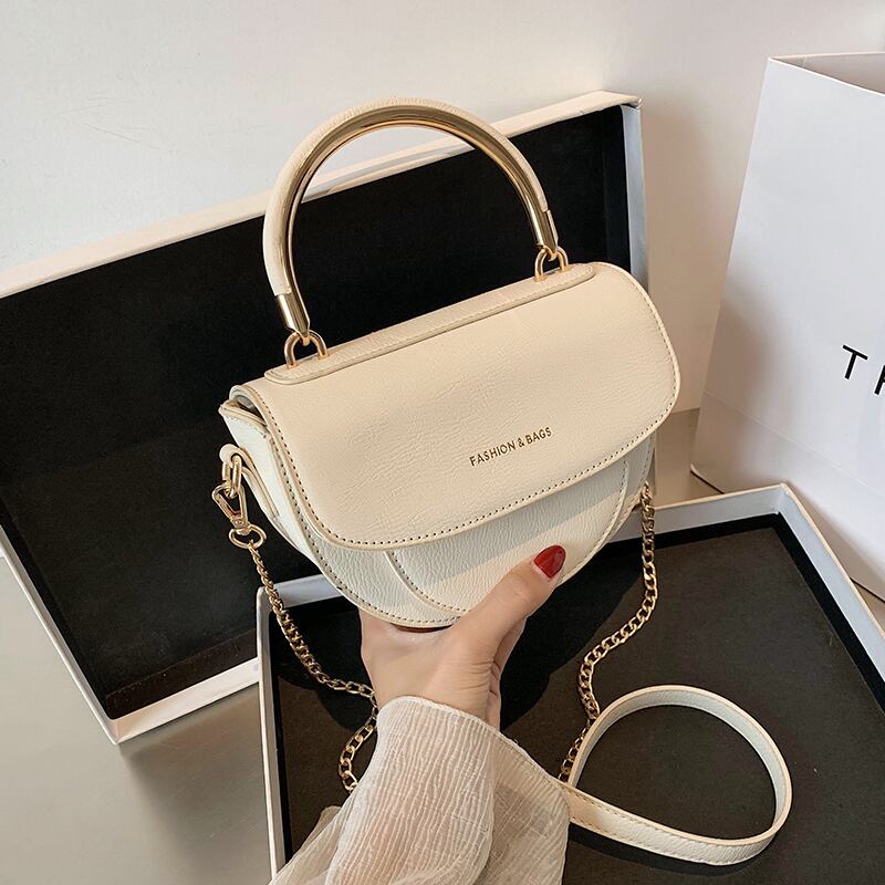 eignレディーススモールバッグ2020ニューウェーブネットレッドファッションチェーンショルダーメッセンジャーバッグネットレッドポータブルサドルバッグ Tiancai_Wing_Bag6994247