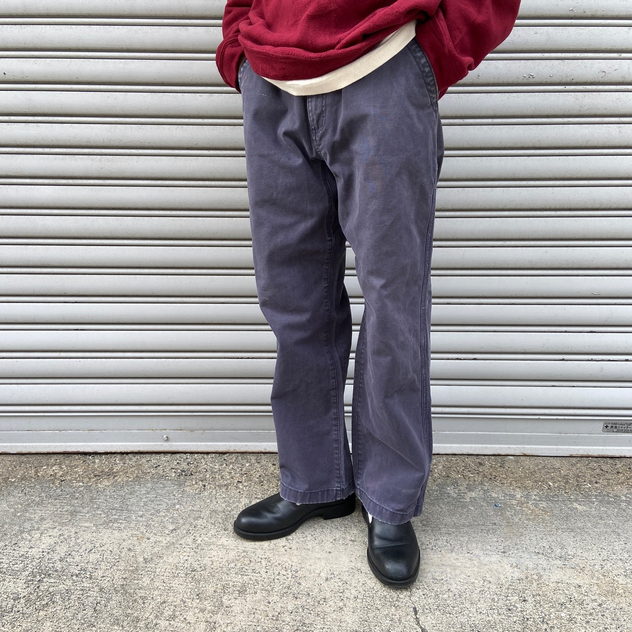 エルエルビーン ダックコットンパンツ ワークパンツ フェード 雰囲気系 W34