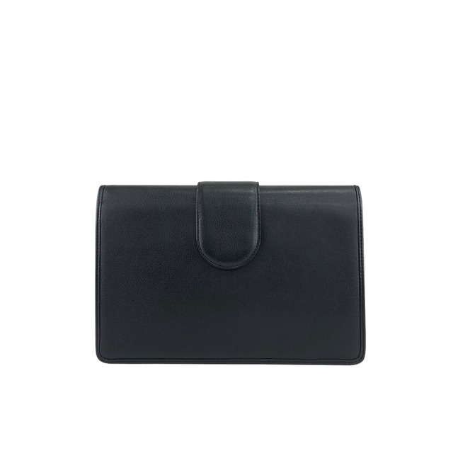 Yves Saint Laurent イヴ・サンローラン ショルダーバッグ ブラック メダル レザー チェーン vintage ヴィンテージ オールド 7mstfw