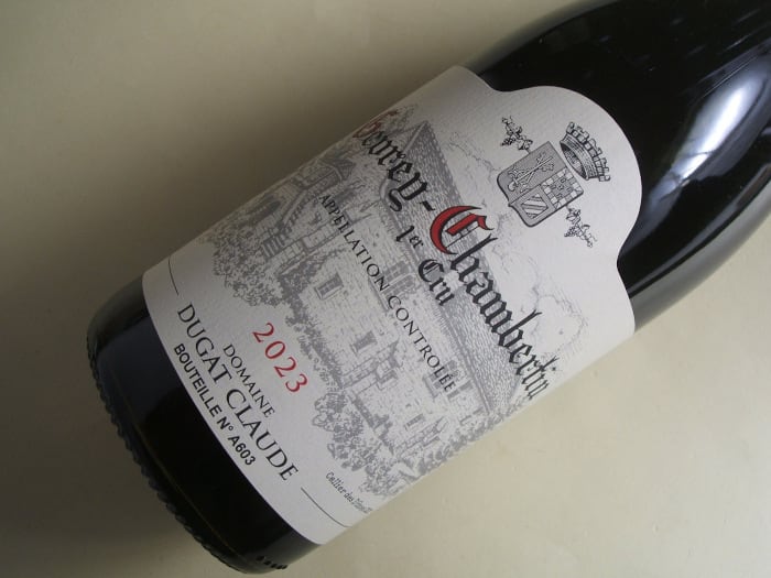 ジュヴレ・シャンベルタン 1級 2023年 クロード・デュガ