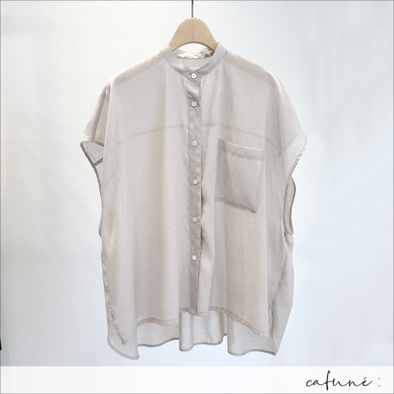 cafune シアーシャツブラウス 625924 15