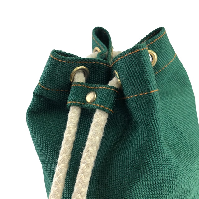 HERMES エルメス ショルダーバッグ グリーン キャンバス 巾着 vintage ヴィンテージ オールド 2xk83n