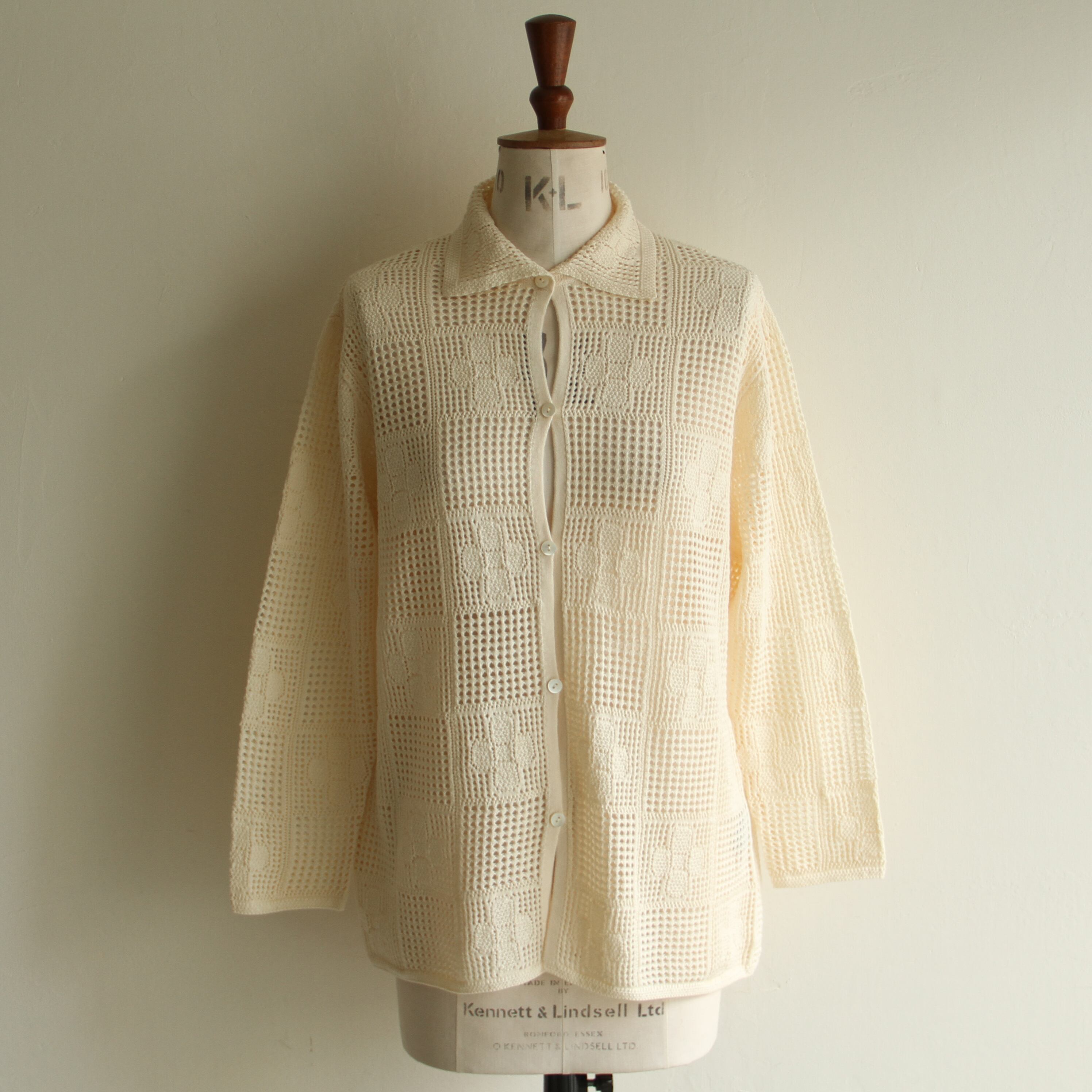 【PHEENY】Cotton Lace Stitch Cardigan PHEENY Cotton lace stitch cardigan | Terminal