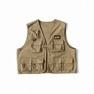 Multi-Pocket Sleeveless Vest ‐2col‐  A0434