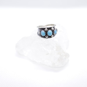 Navajo Silver Ring Turquoise 13号
