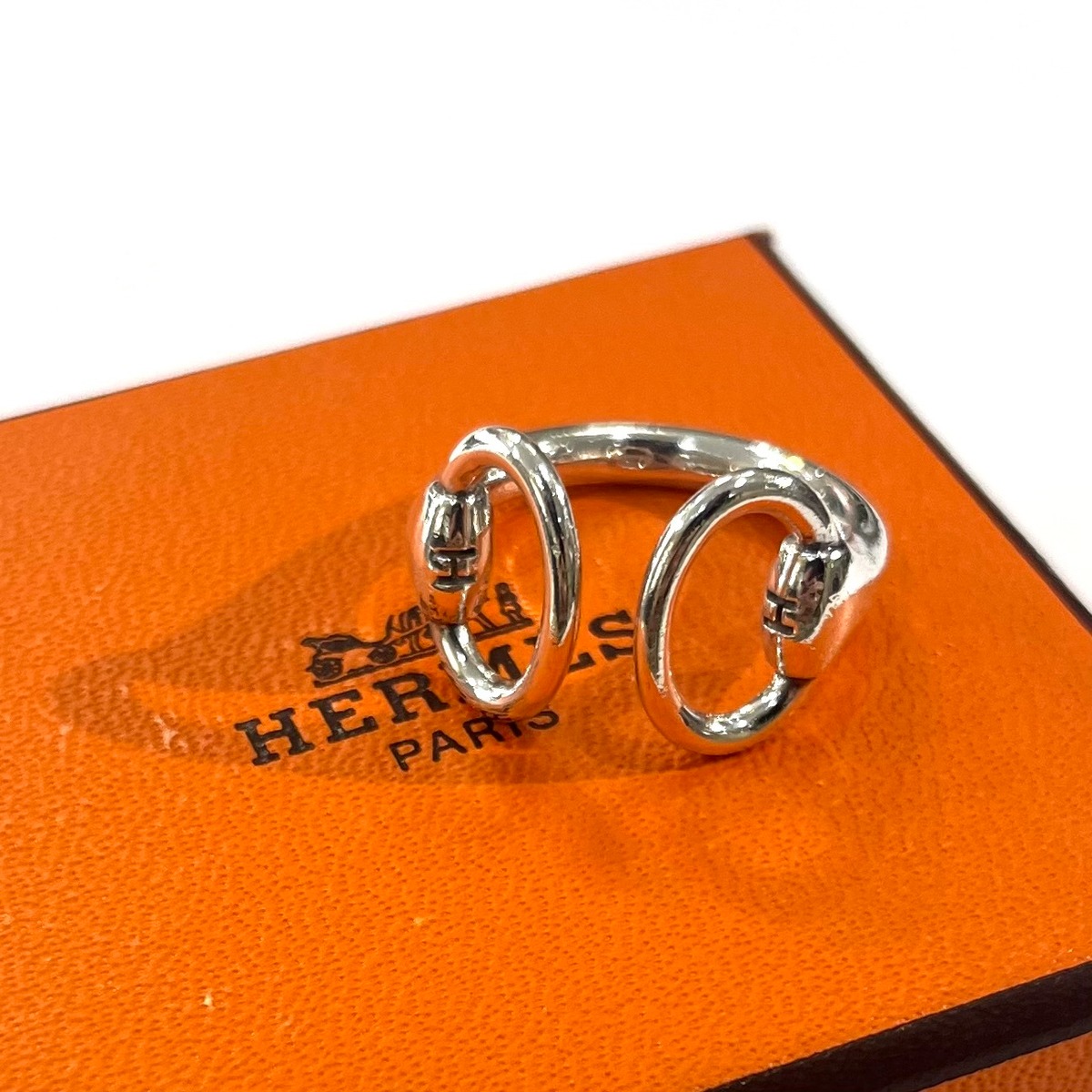 HERMÈS】【12号】Nausicaaナウシカ リング SV925 シルバー オープン 