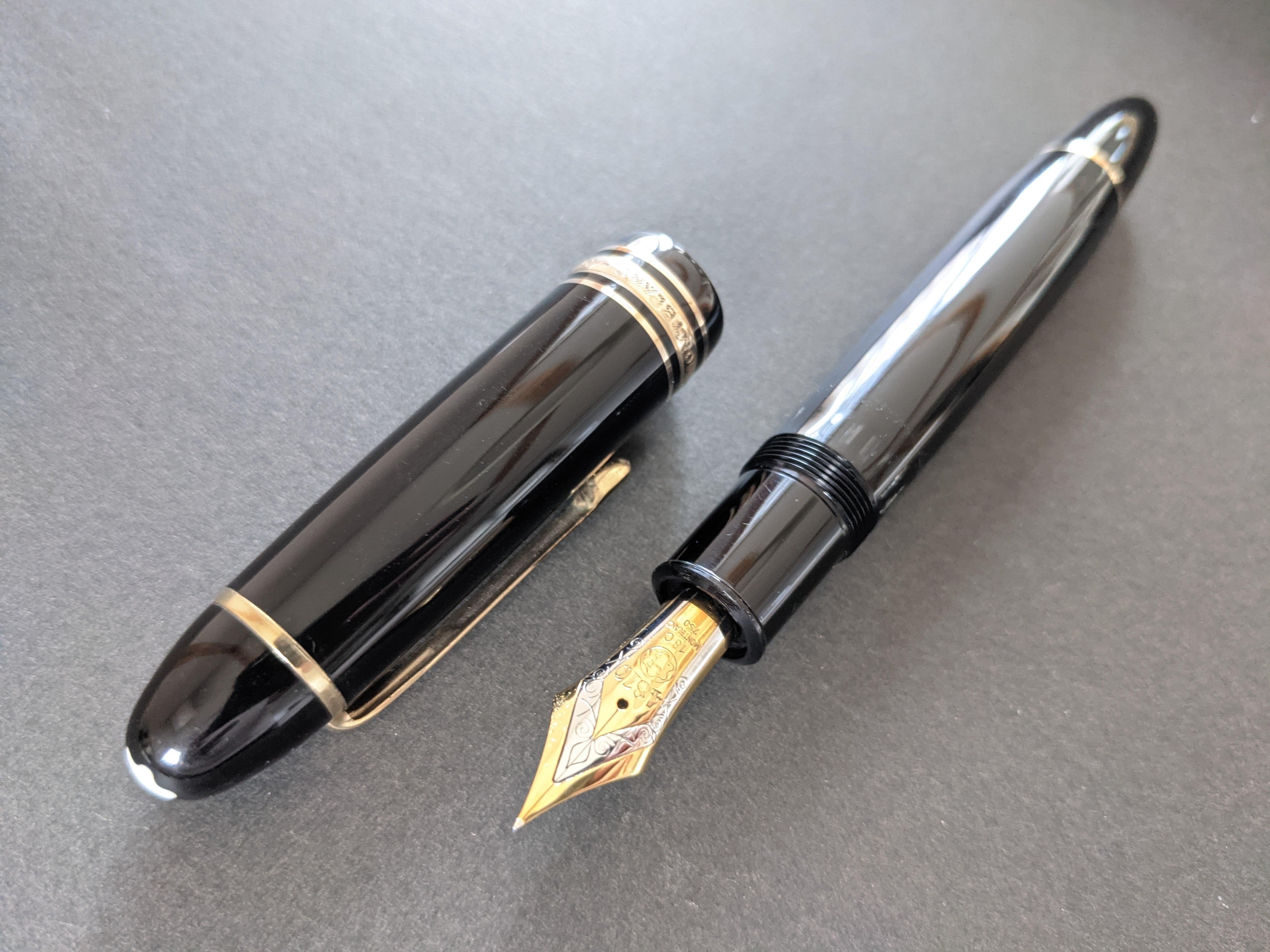 '70s　モンブラン マイスターシュテュック １４９　MONTBLANC 149　（極細字）　18C　　　　　02596