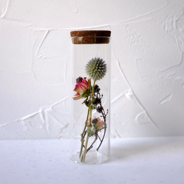 tsuyabana dried flower Cylinder　ピンク系