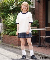 ◆ZIZONE Ringer Neck Tee◆gt-zi6485