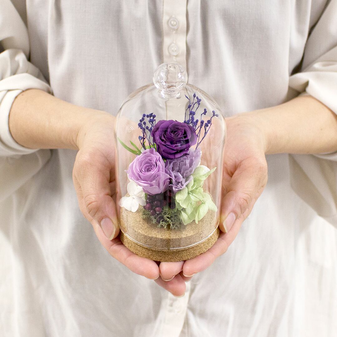 プリザーブドフラワー お花 ドーム型 ギフト フラワーギフト 誕生日 母の日 記念日 フラワーギフト専門店 Conoka Online Shop お花や観葉植物で記念日を彩る