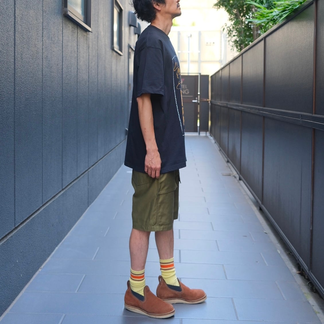 SASSAFRAS(ササフラス) / F.S. Cultivator Pants 1/2 Back Satin