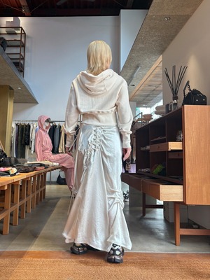 【26SS】Create Clair クリエイトクレイル / HAKAMA WRAP SATIN SKIRT / スカート