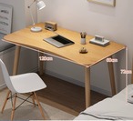 パソコンデスク 勉強机  木机デスク 木製pcデスクつくえ リモートワーク用ワークデスク家具 在宅勤務 北欧作業台 簡単組み立て 幅120cm 白 ホワイト 茶色 ブラウン