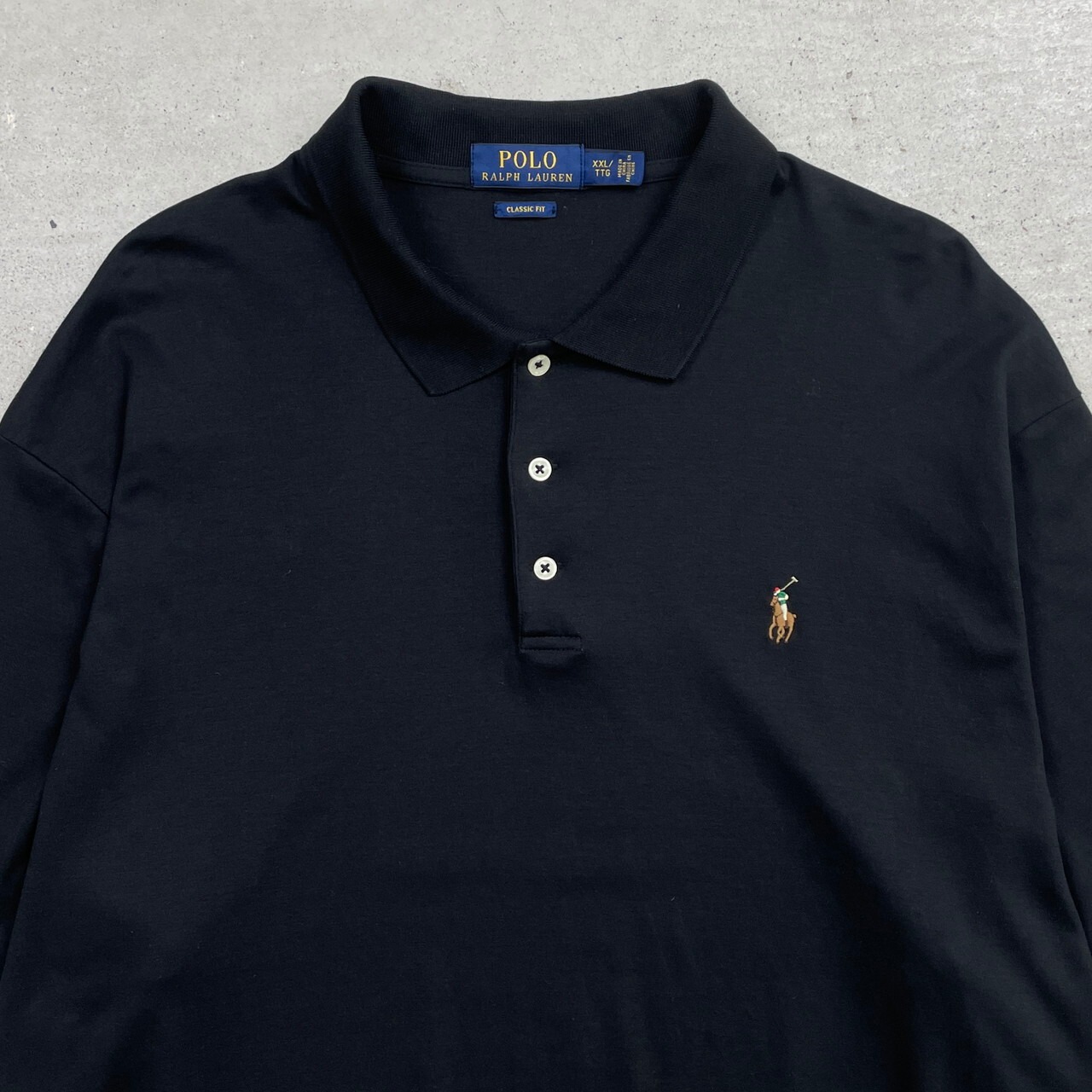 Polo Ralph Lauren ポロラルフローレン ポロシャツ フライス メンズ2XL 