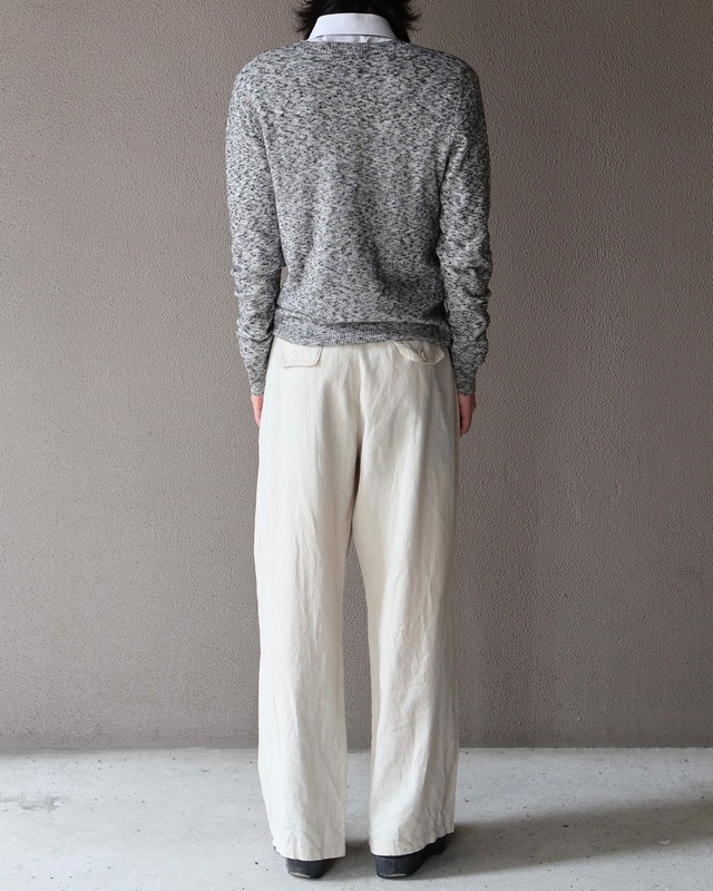 【DRIES VAN NOTEN】Vneck marbling TOP