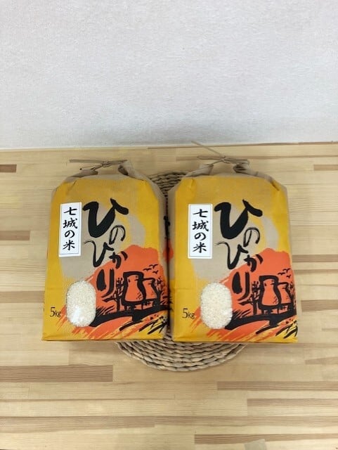 【新米入荷】【令和7年度産】ヒノヒカリ(10㎏)5kg×2袋 熊本県菊池市七城産