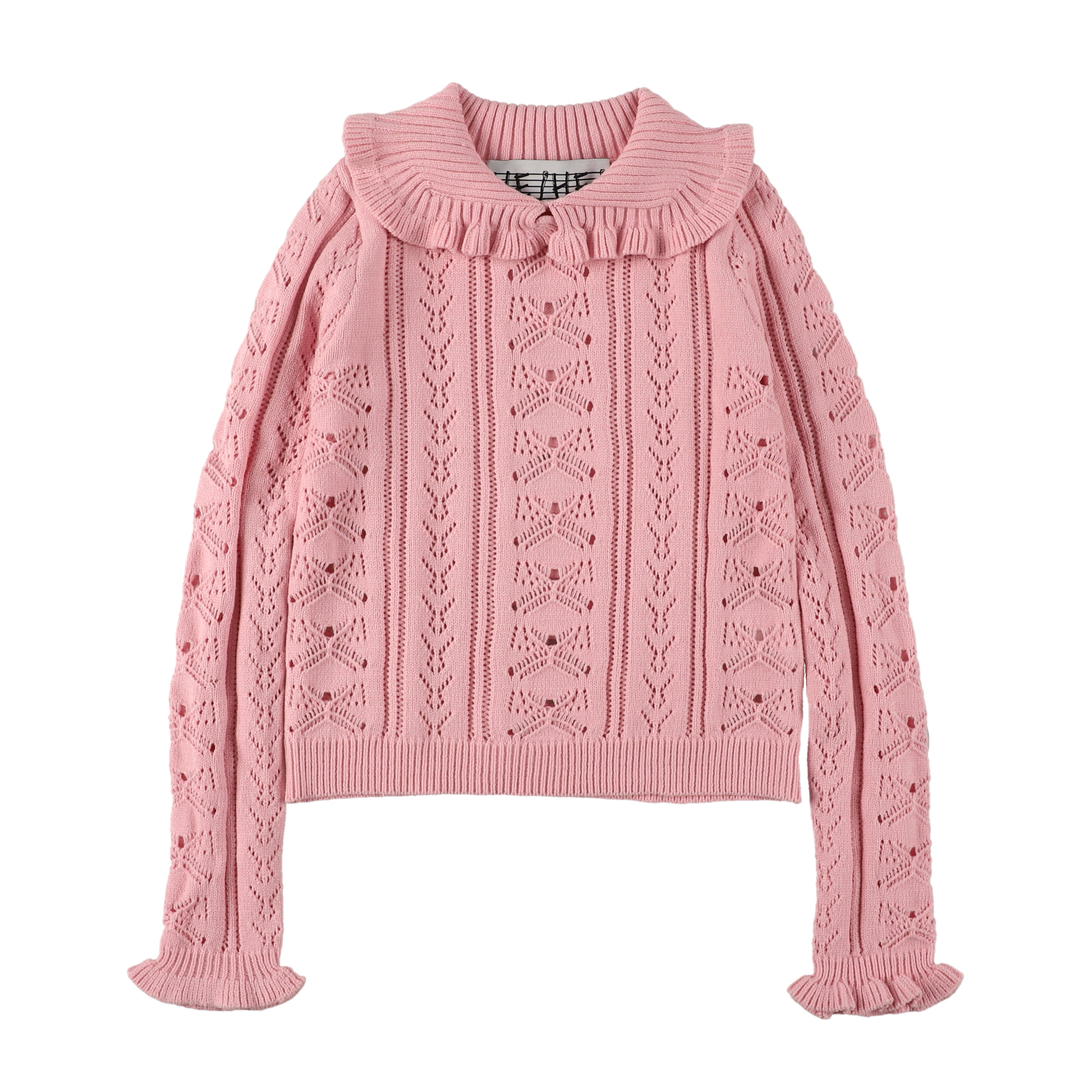 フリルニット PINK