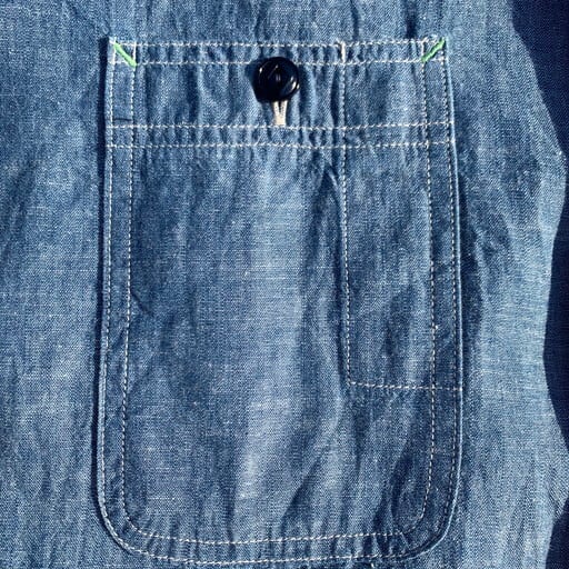 BIGYANK×ANATOMICA 1935 WORK SHIRT シャンブレーシャツ 実名復刻