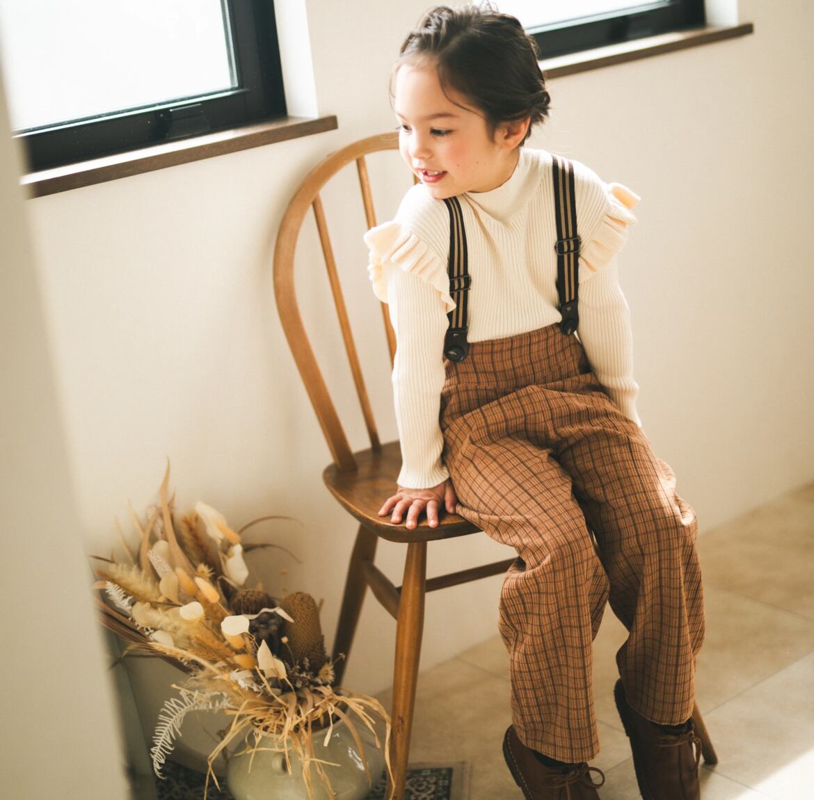 PETITMIG / pants E5 check