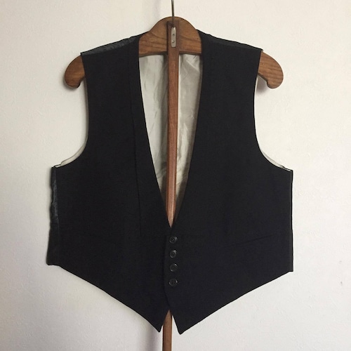 Vintage Black Waistcoat (2)